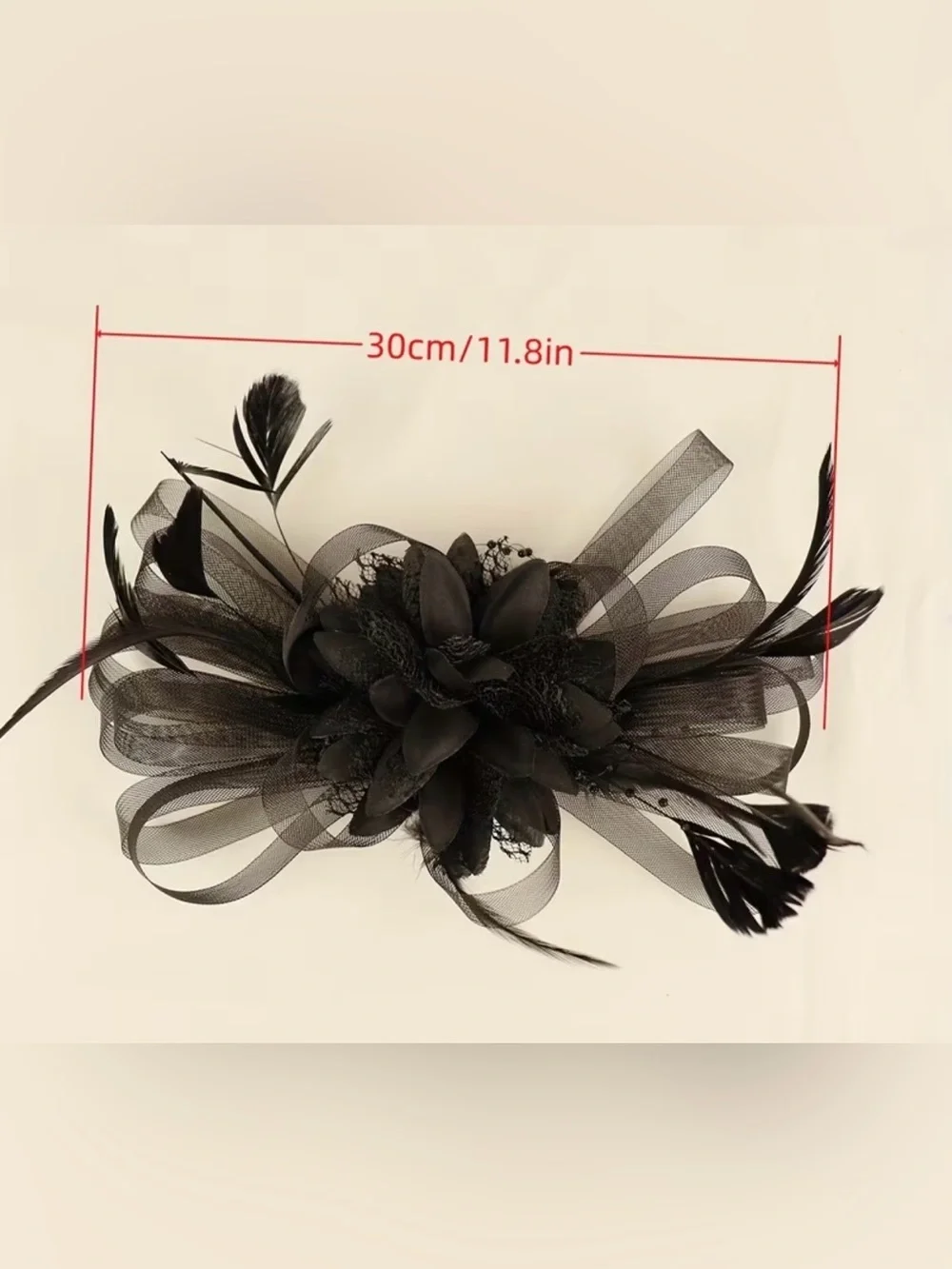 Women's Rose Pink Floral Fascinator Headpiece with headband